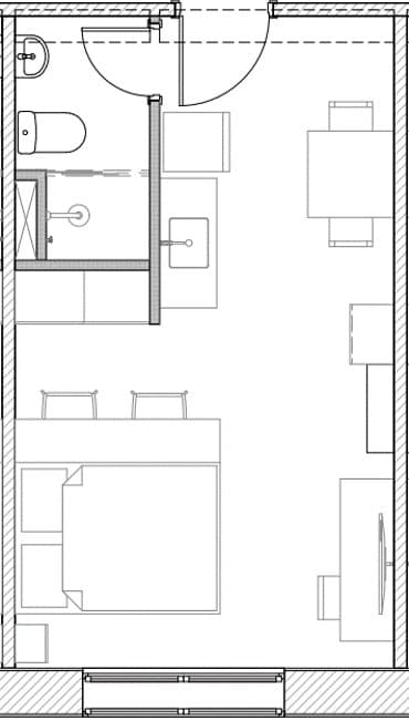 Planta 26 da unidade final 10 no 497 Republica