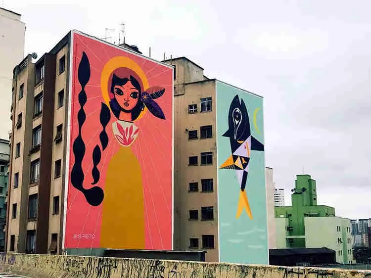 grafites vistos do minhocão