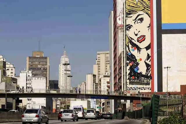 Grafite de Daniel Melin na Prestes Maia