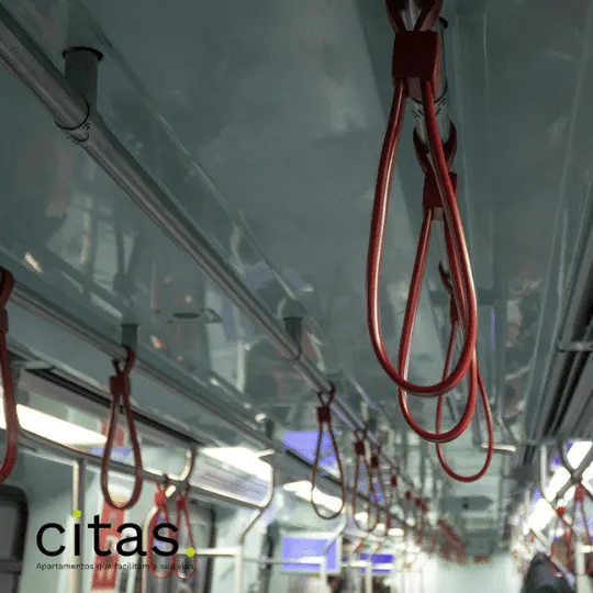 Morar perto dos pontos de transporte público